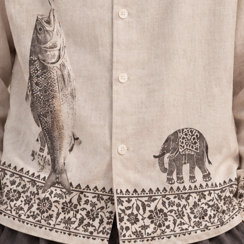 Echelon — Aranya Off White Shirt