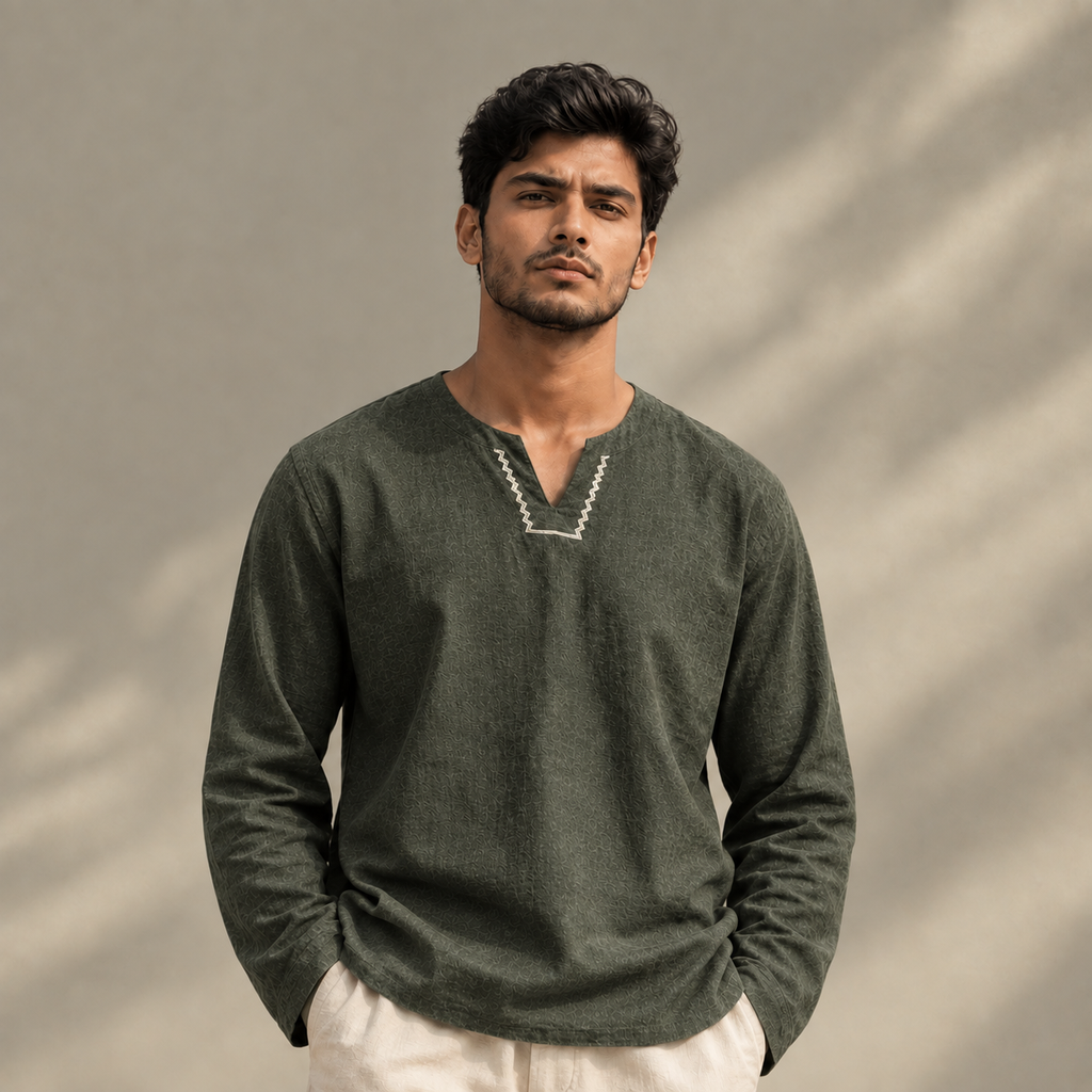 Sovereign — Deep Olive Shirt